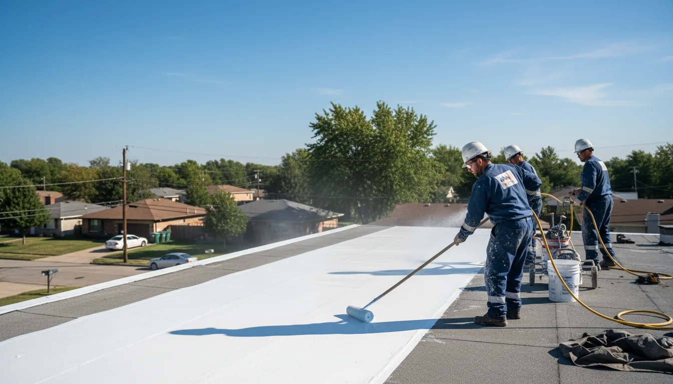 Commercial roof coating in Baltimore, MD near me